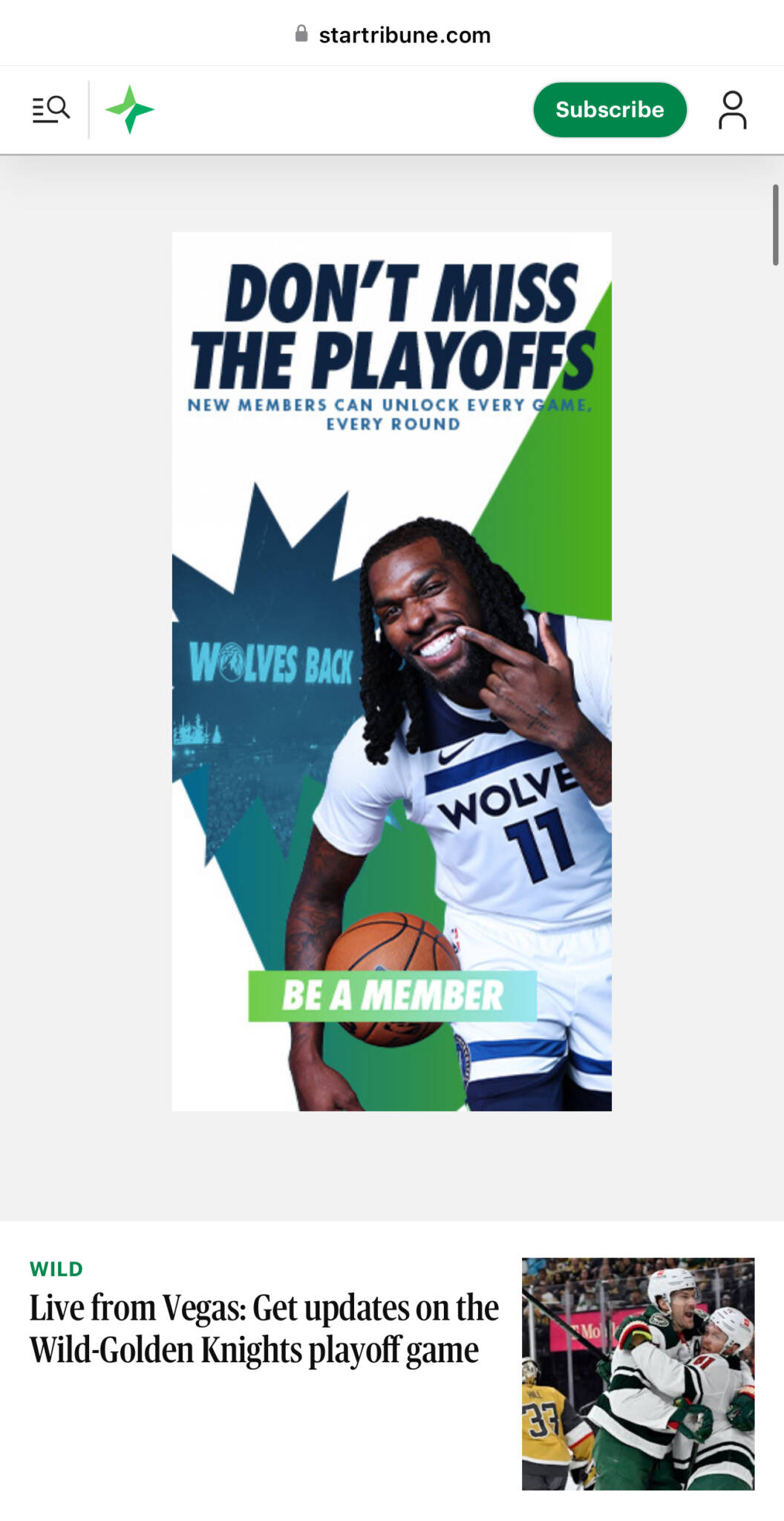 Mobile First Homepage